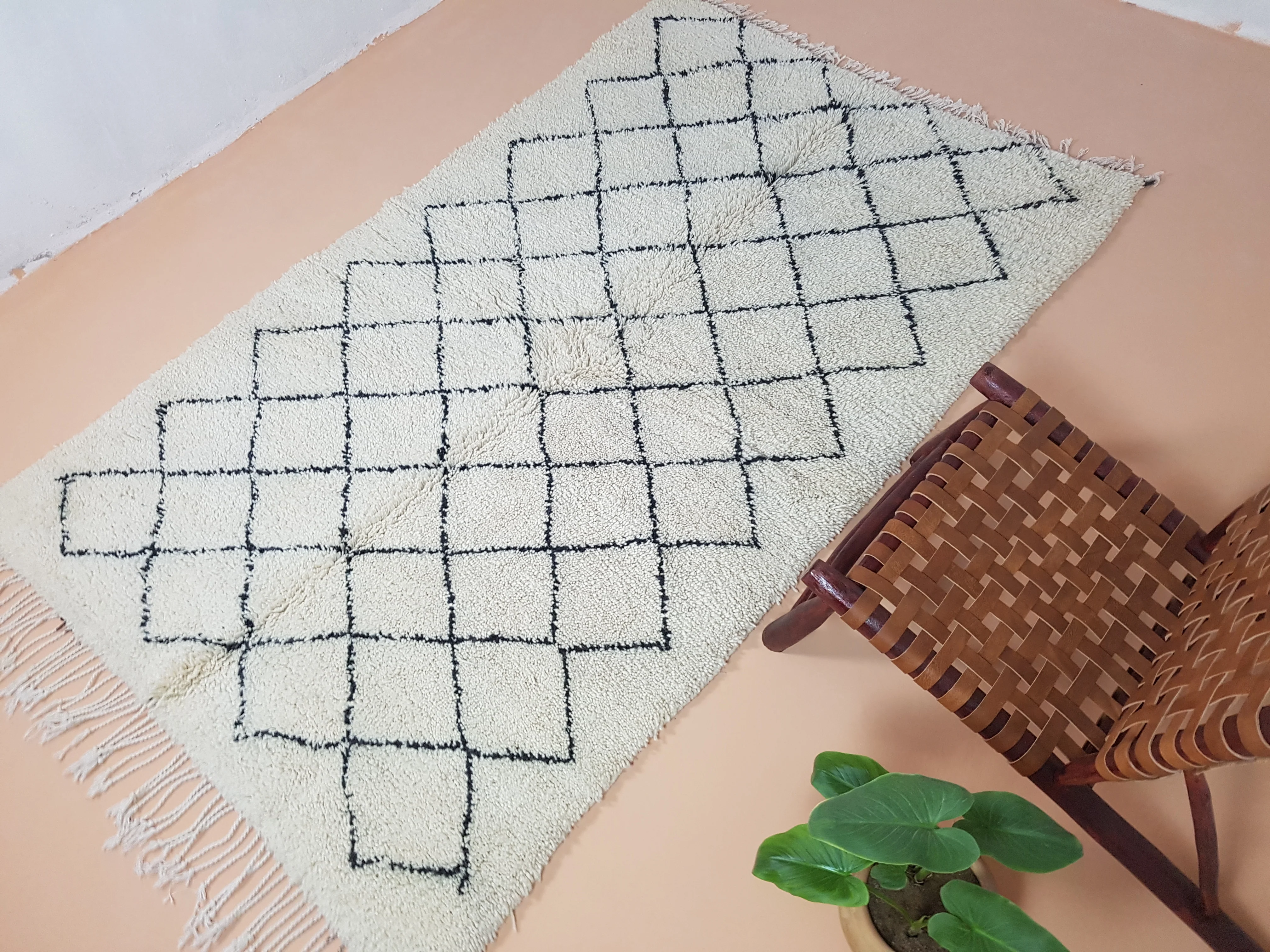 Beni Ouarain Rug, 260 x 155 cm || 8,53 x 5,09 feet, MS-104 - Image 6