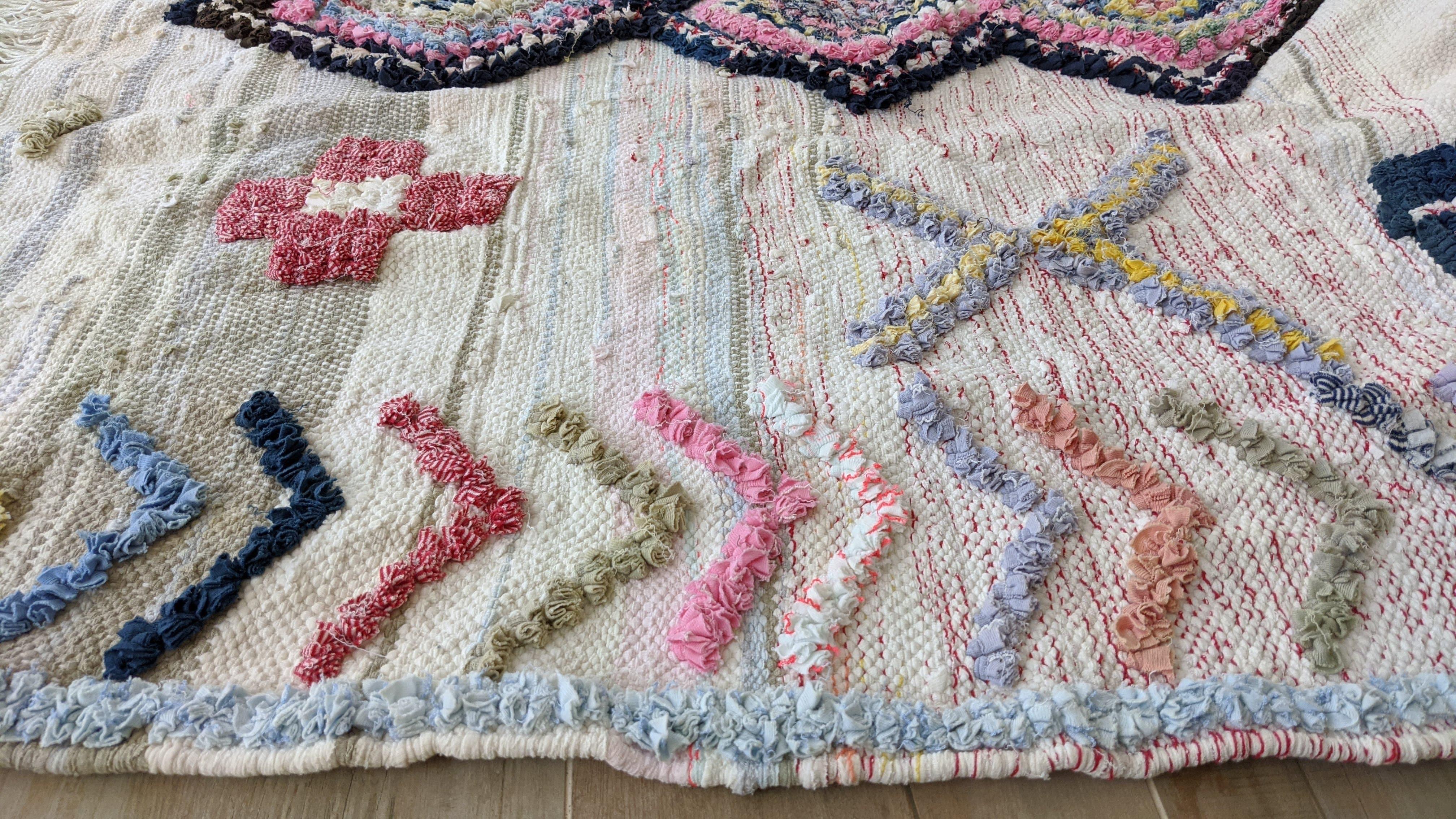 Boucherouite Rug, 215 x 120 cm || 7.05 x 3.94 feet - Image 6