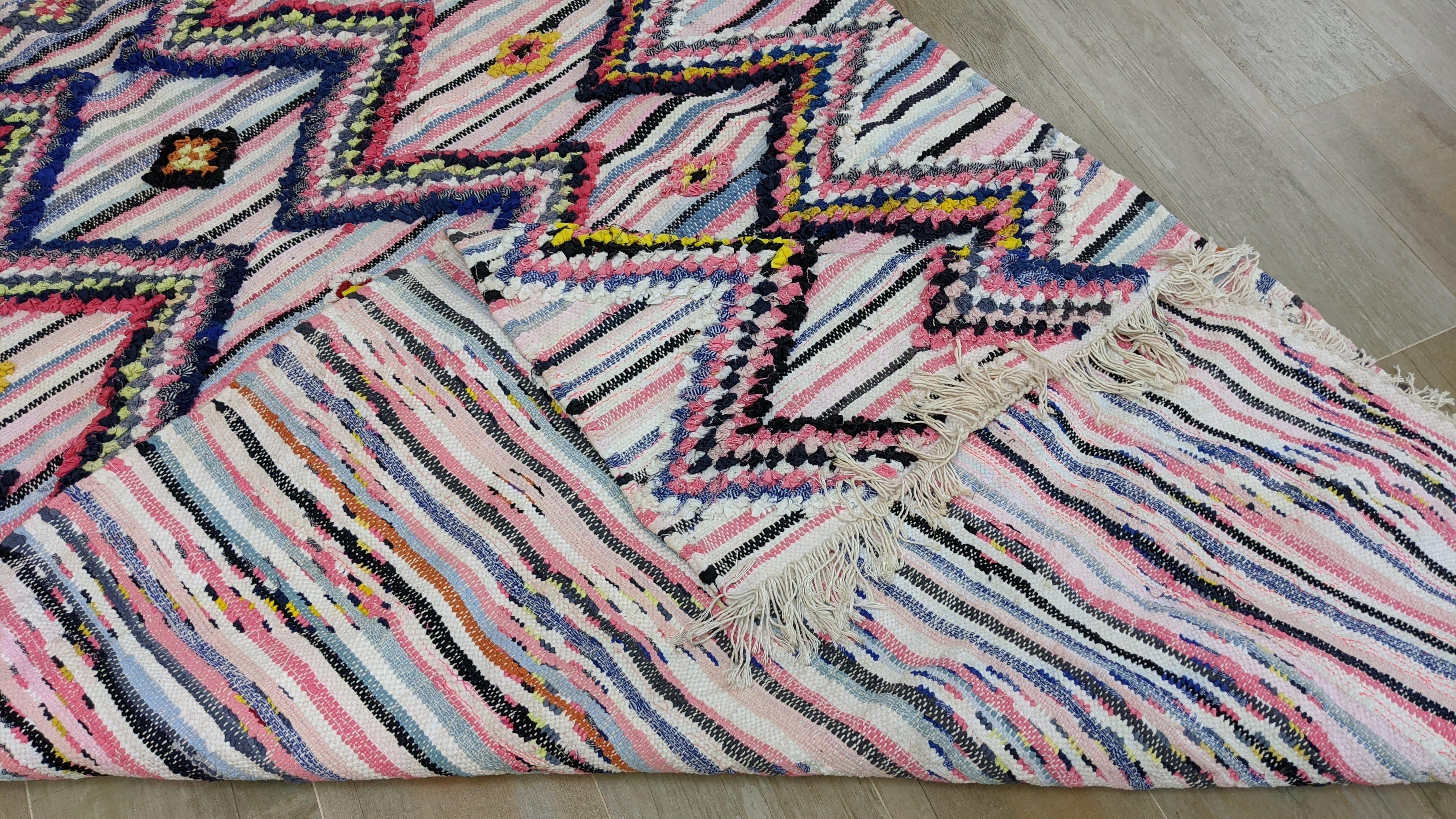 Boucherouite Rug, 245 x 135 cm || 8.04 x 4.43 feet - Image 10