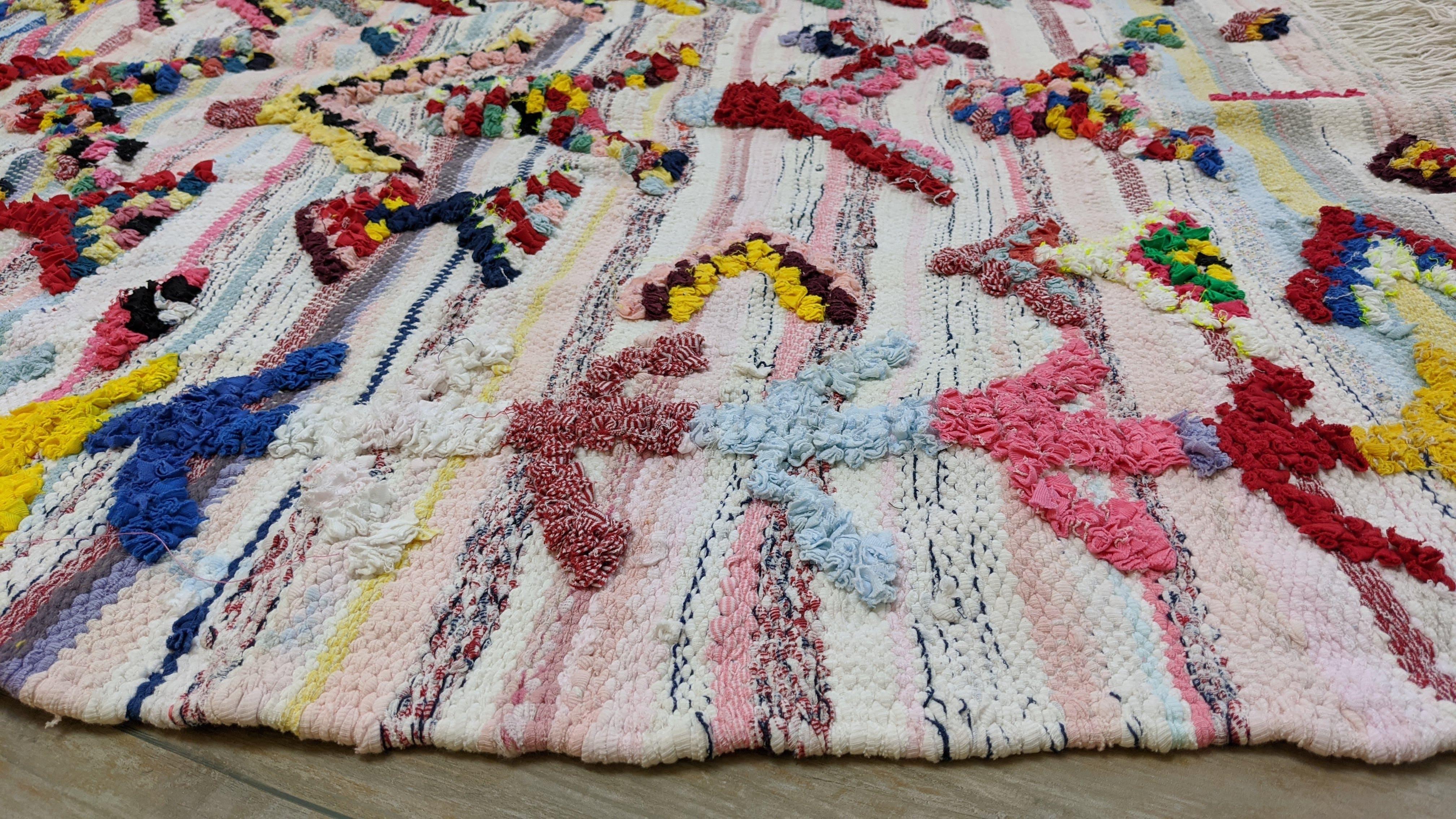 Boucherouite Rug, 250 x 125 cm || 8.2 x 4.1 feet - Image 10