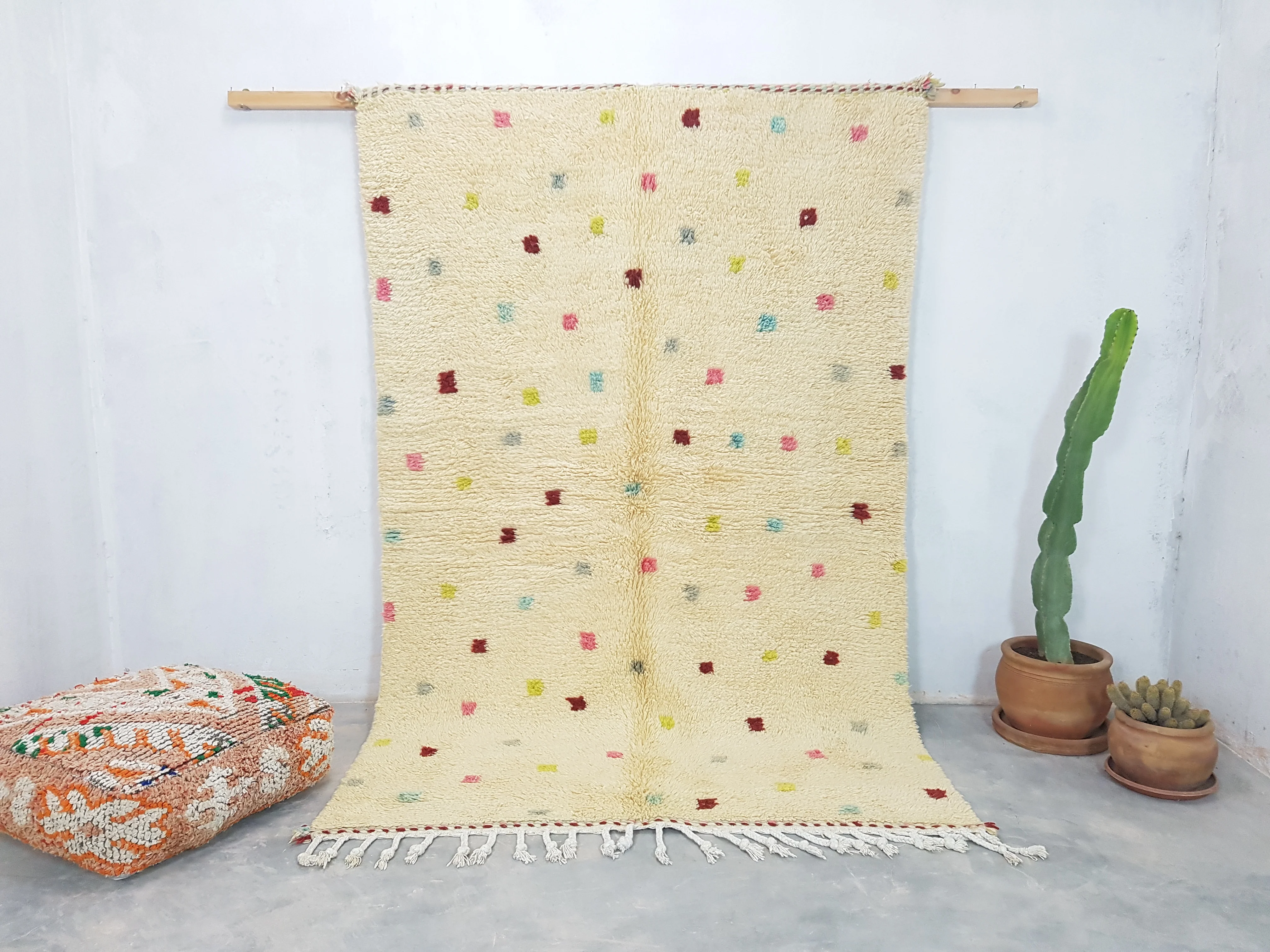 Handmade Azilal Rug, 230 x 150 cm || 7,55 x 4,92 feet,  AZ-118 - Image 10