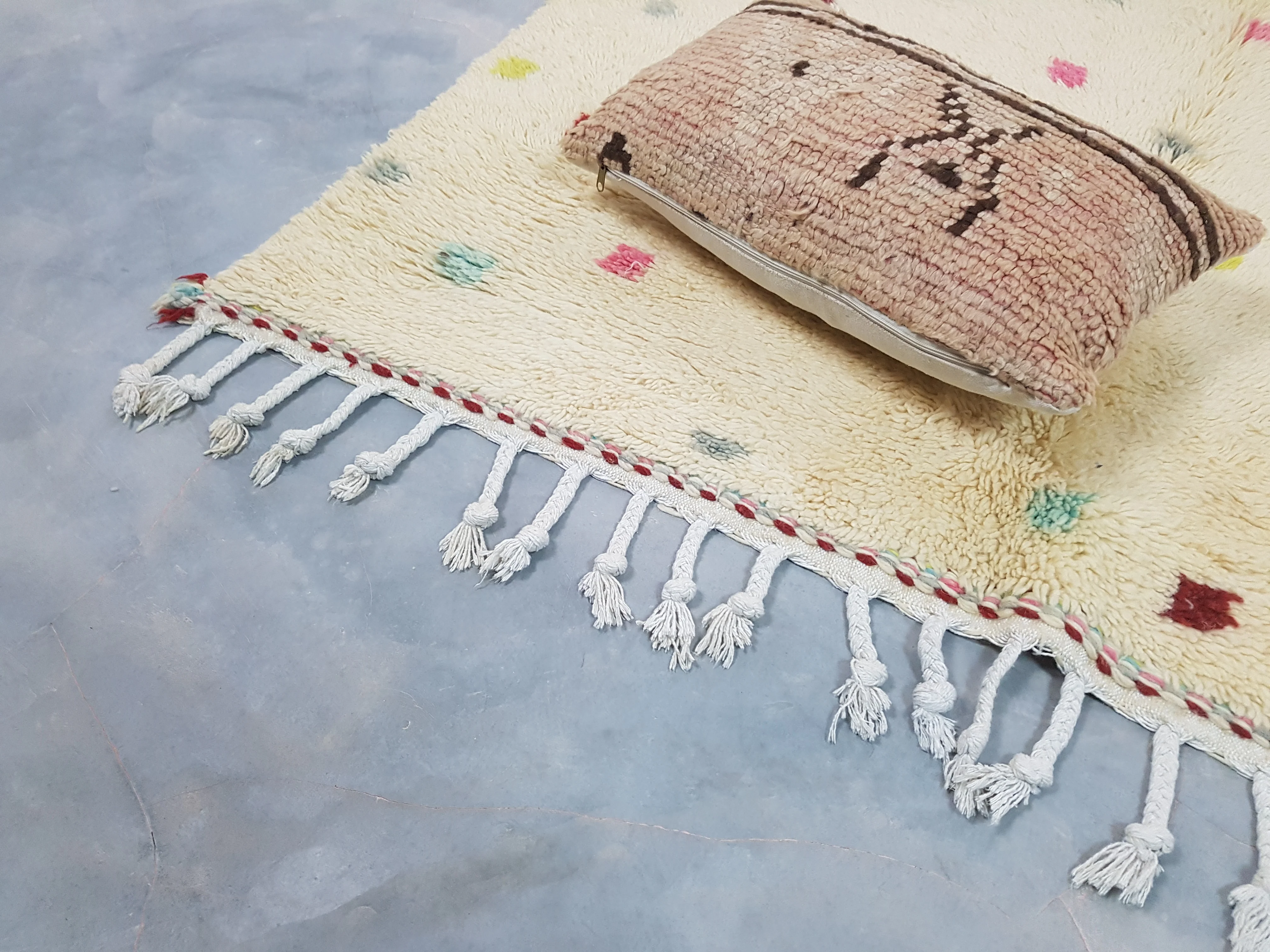 Handmade Azilal Rug, 230 x 150 cm || 7,55 x 4,92 feet,  AZ-118 - Image 5