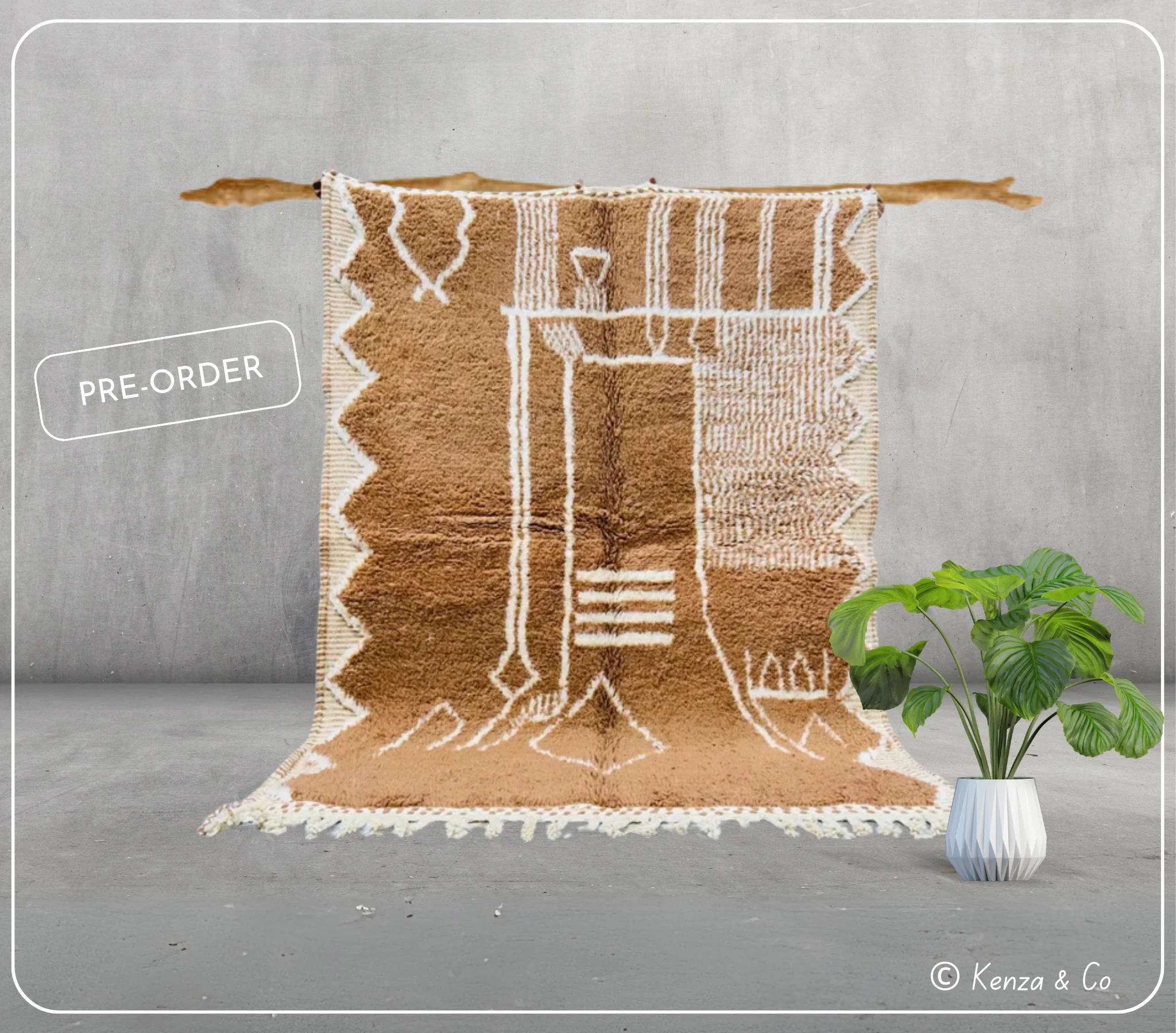 Handmade Azilal Rug – Pre-Order #AZ012