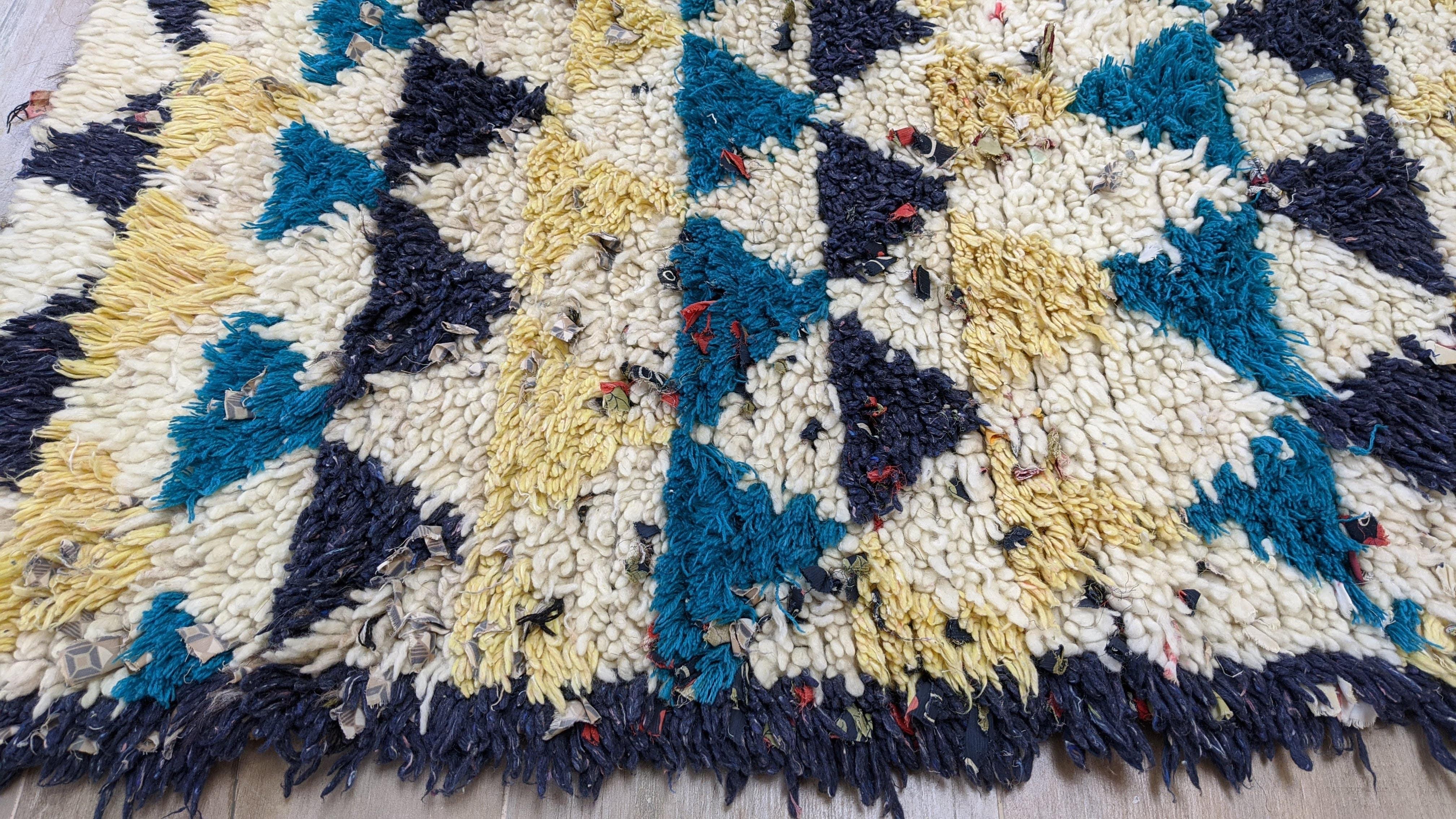 Handmade Berber Rug - 190 x 92 cm || 6.23 x 3.02 feet - Image 3