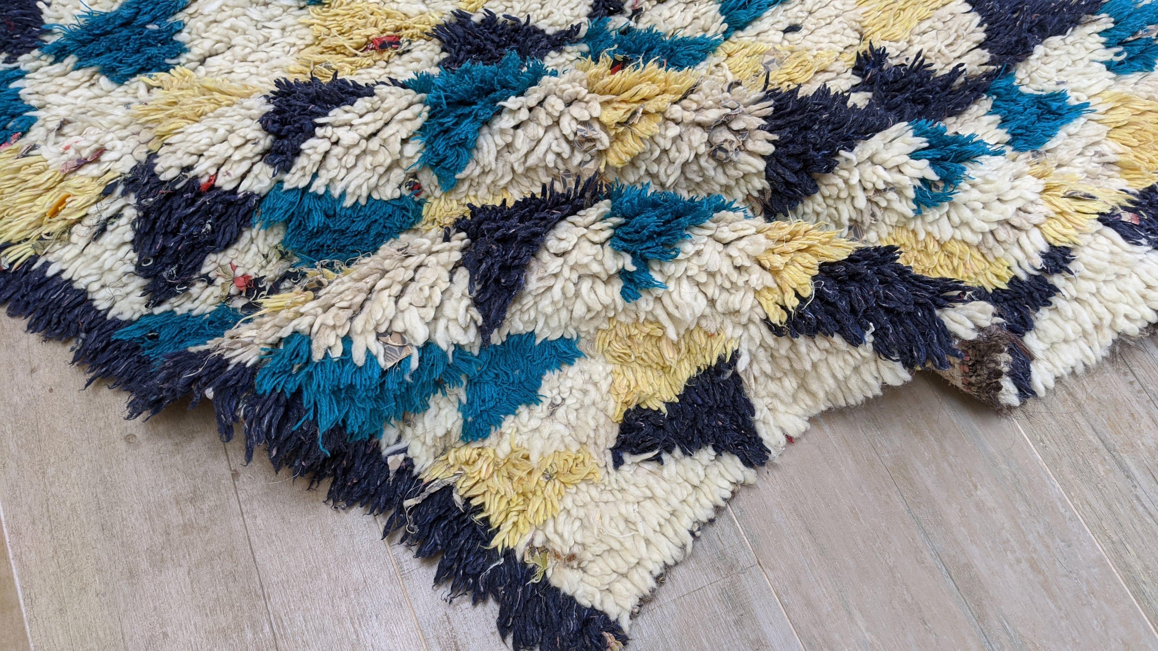 Handmade Berber Rug - 190 x 92 cm || 6.23 x 3.02 feet - Image 5