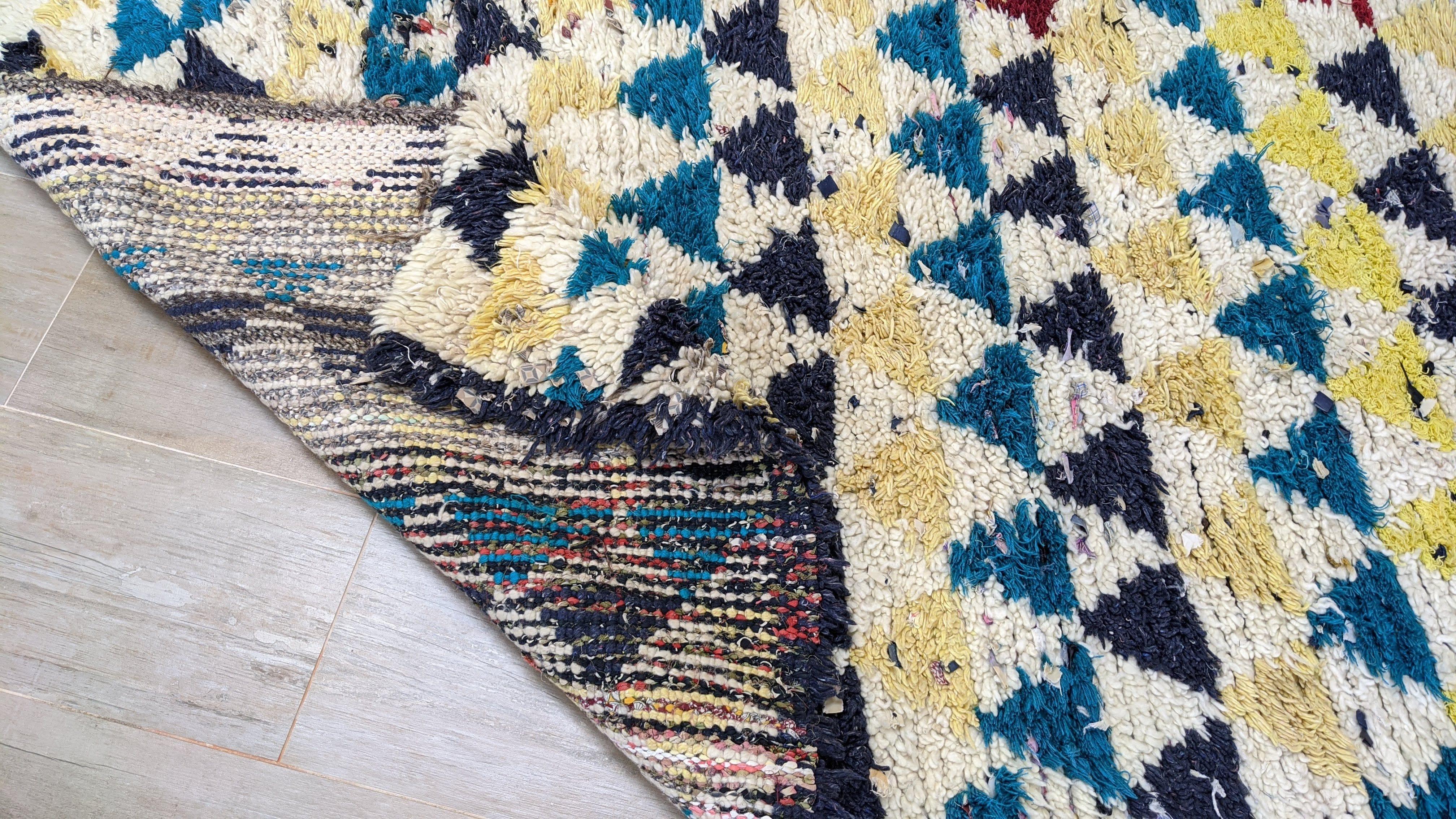 Handmade Berber Rug - 190 x 92 cm || 6.23 x 3.02 feet - Image 6