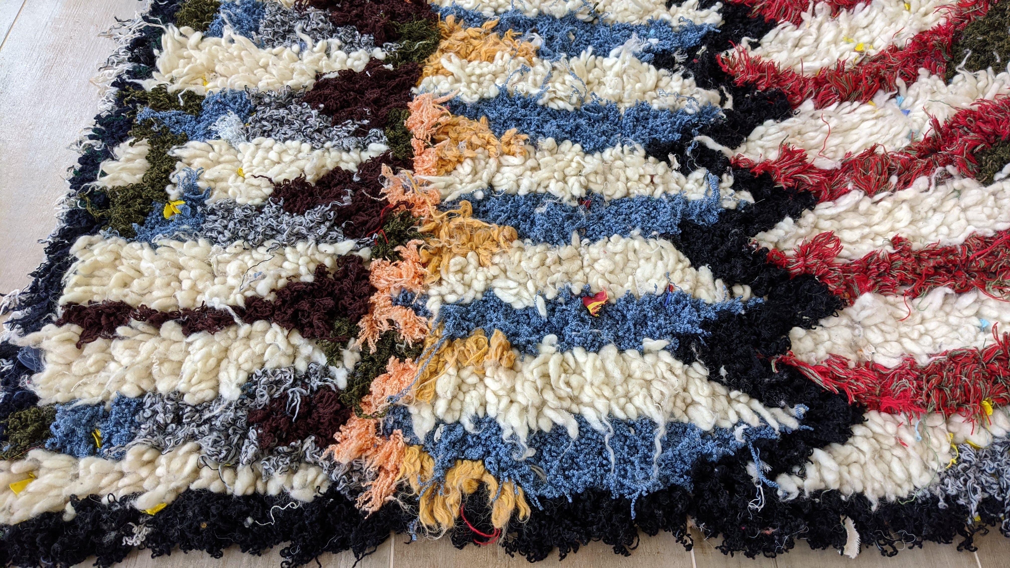 Handmade Berber Rug - 195 x 90 cm || 6.4 x 2.95 feet - Image 6