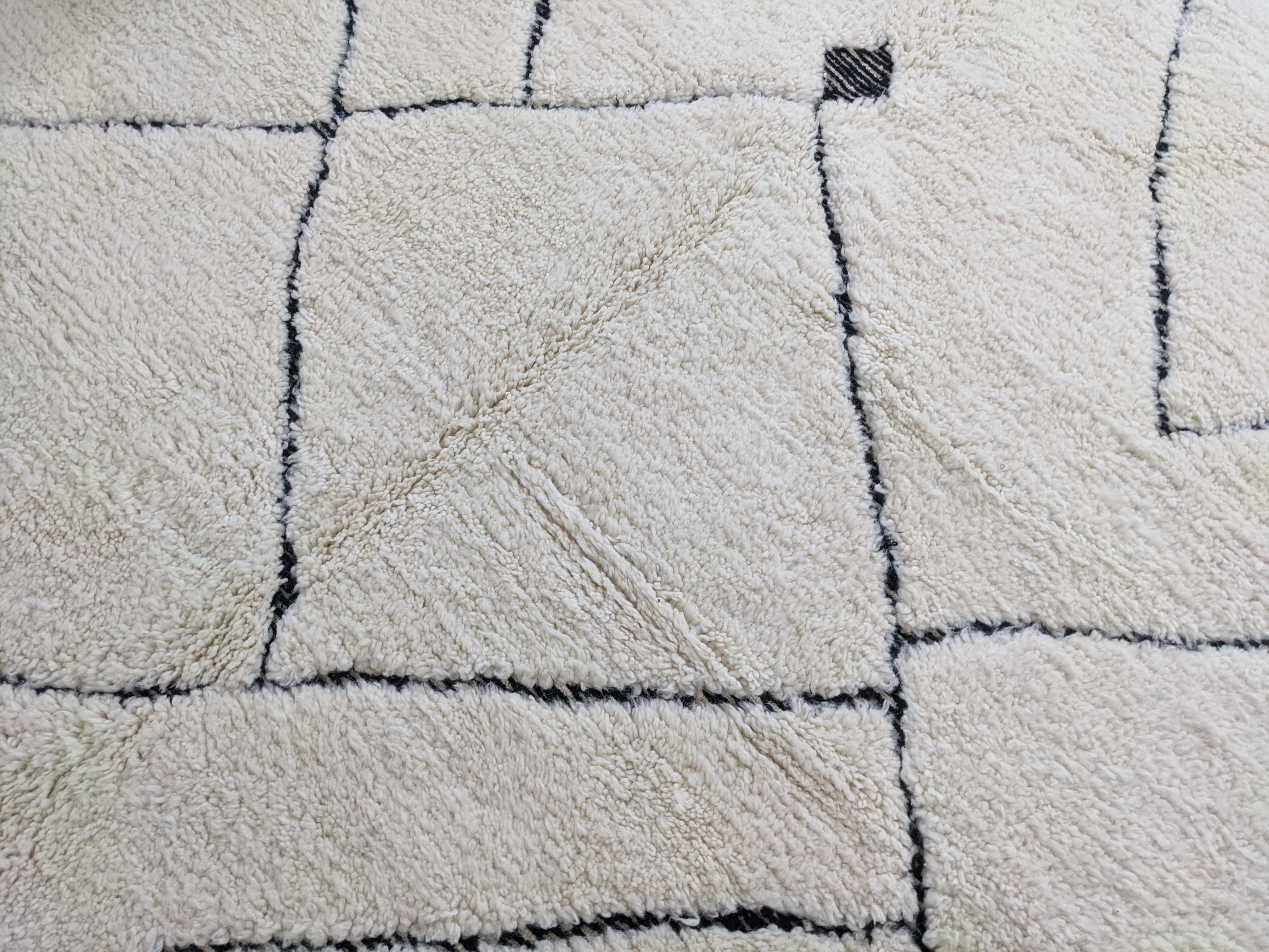 LARGE Beni Ouarain Rug, 285 x 220 cm || 9,35 x 7,22 feet, G-293 - Image 3