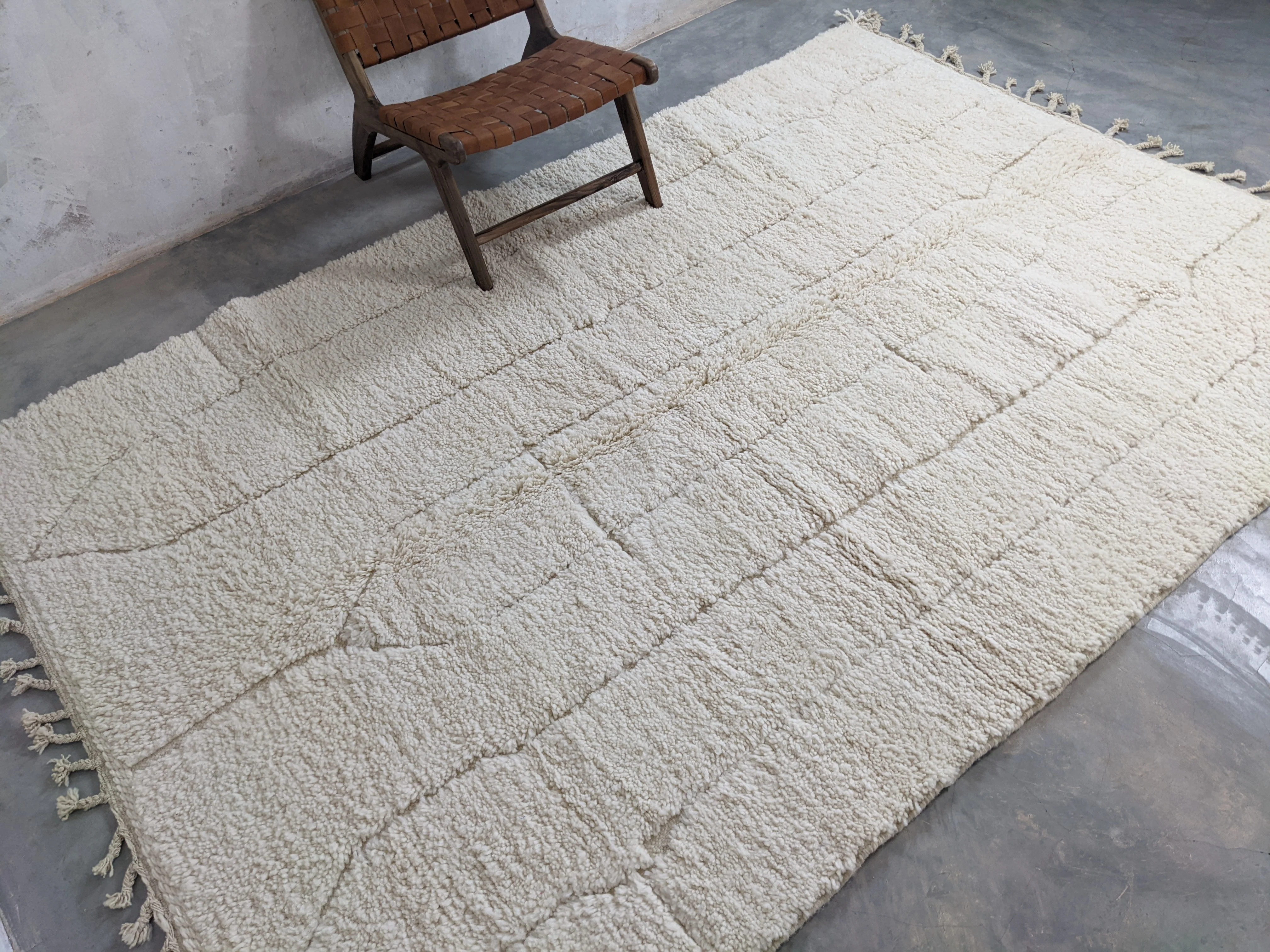 LARGE Beni Ouarain Rug, 300 x 200 cm || 9,84 x 6,56 feet, G-276 - Image 6