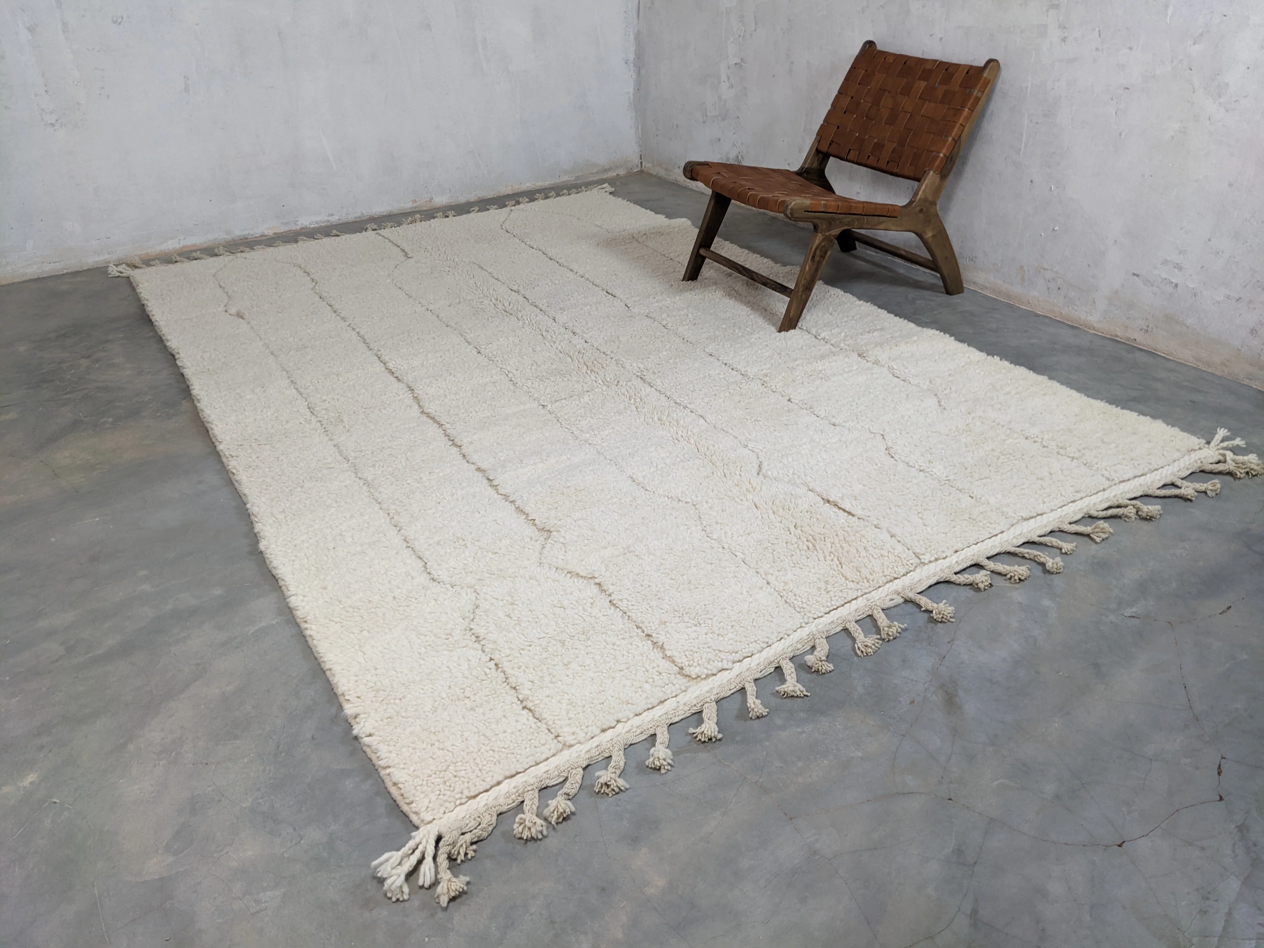 LARGE Beni Ouarain Rug, 300 x 200 cm || 9,84 x 6,56 feet, G-276 - Image 7