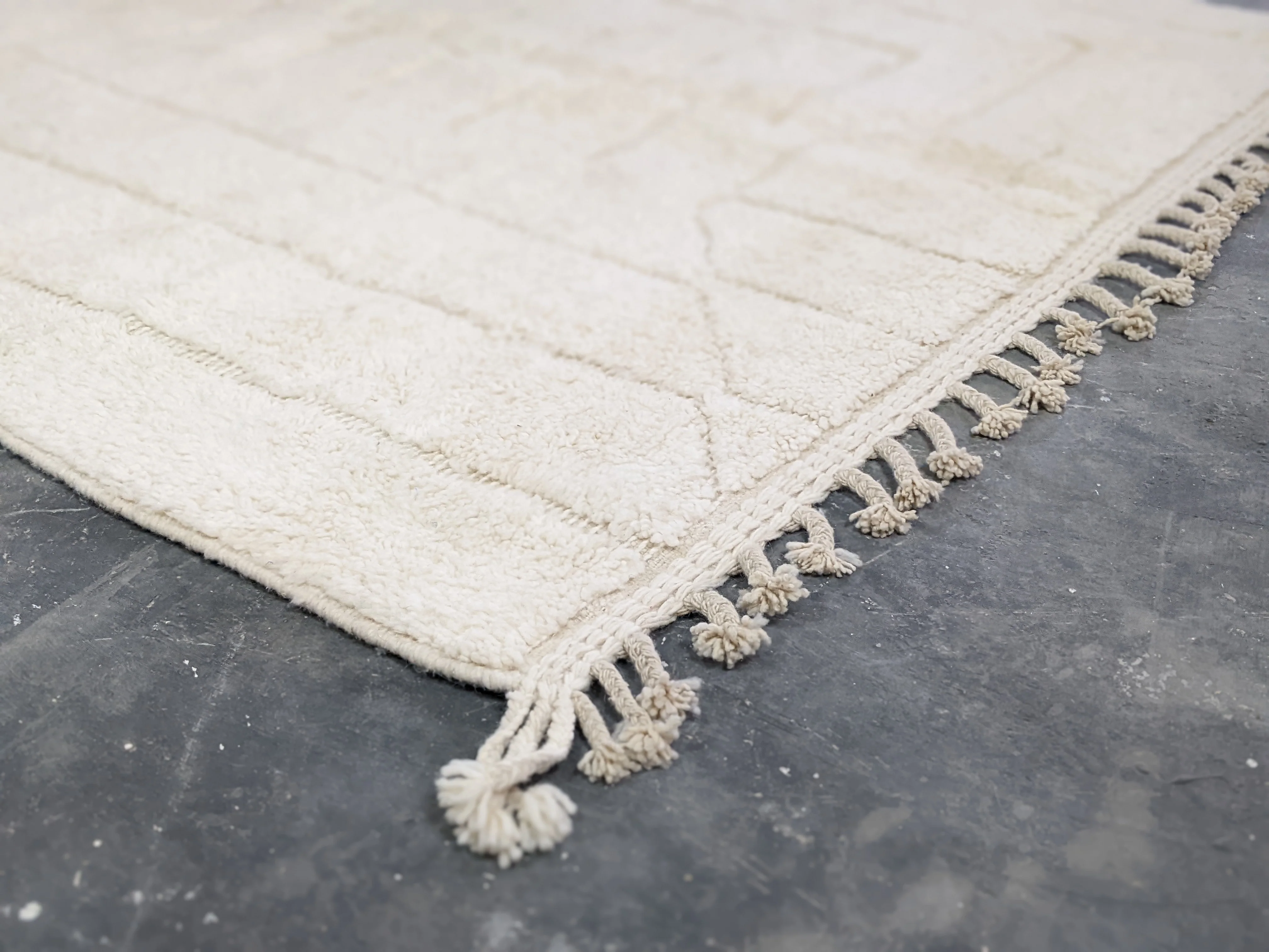 LARGE Beni Ouarain Rug, 305 x 205 cm || 10,01 x 6,73 feet, G-335 - Image 2