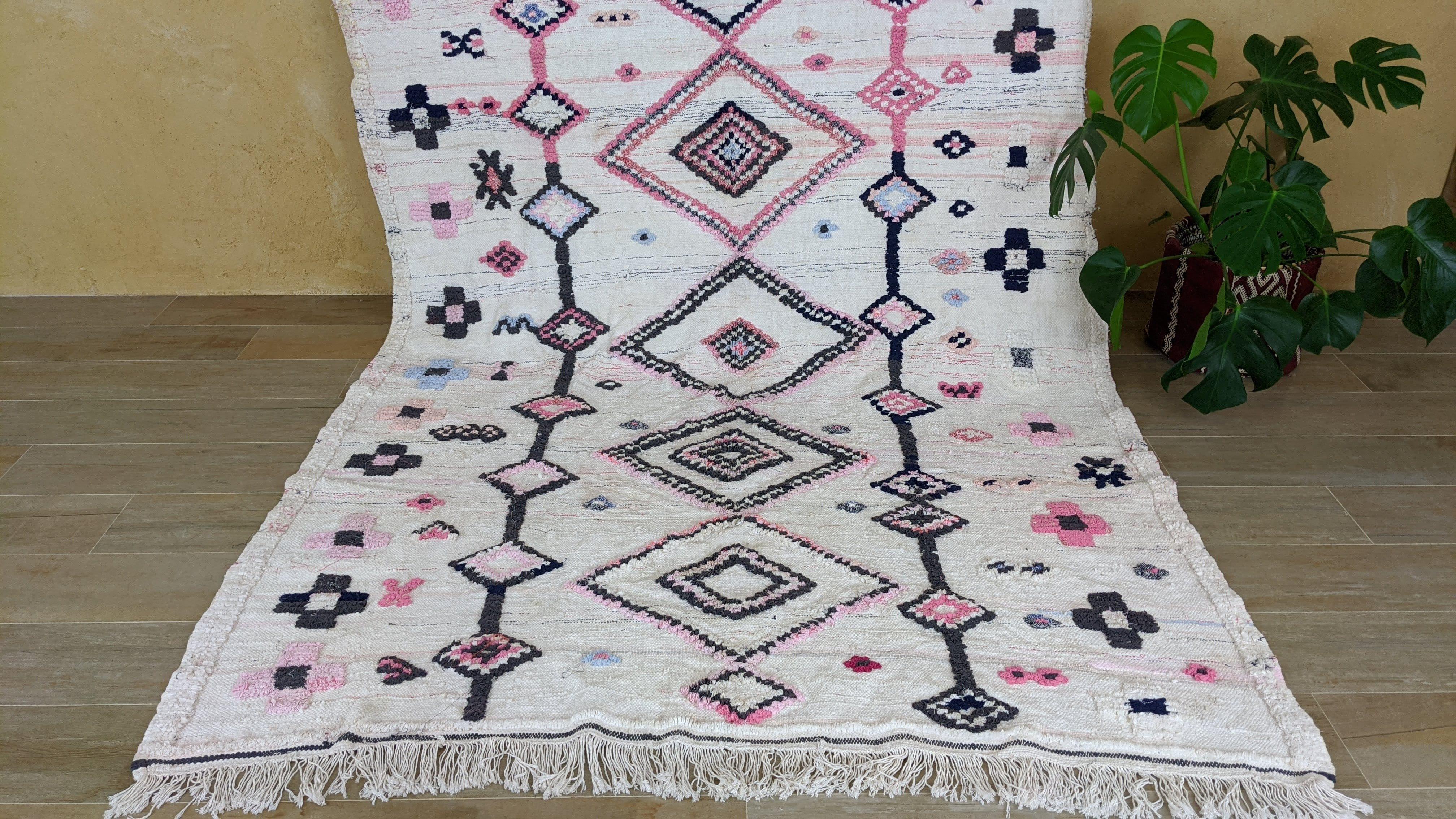 Large Boucherouite Rug, 290 x 180 cm || 9.51 x 5.91 feet - Image 5
