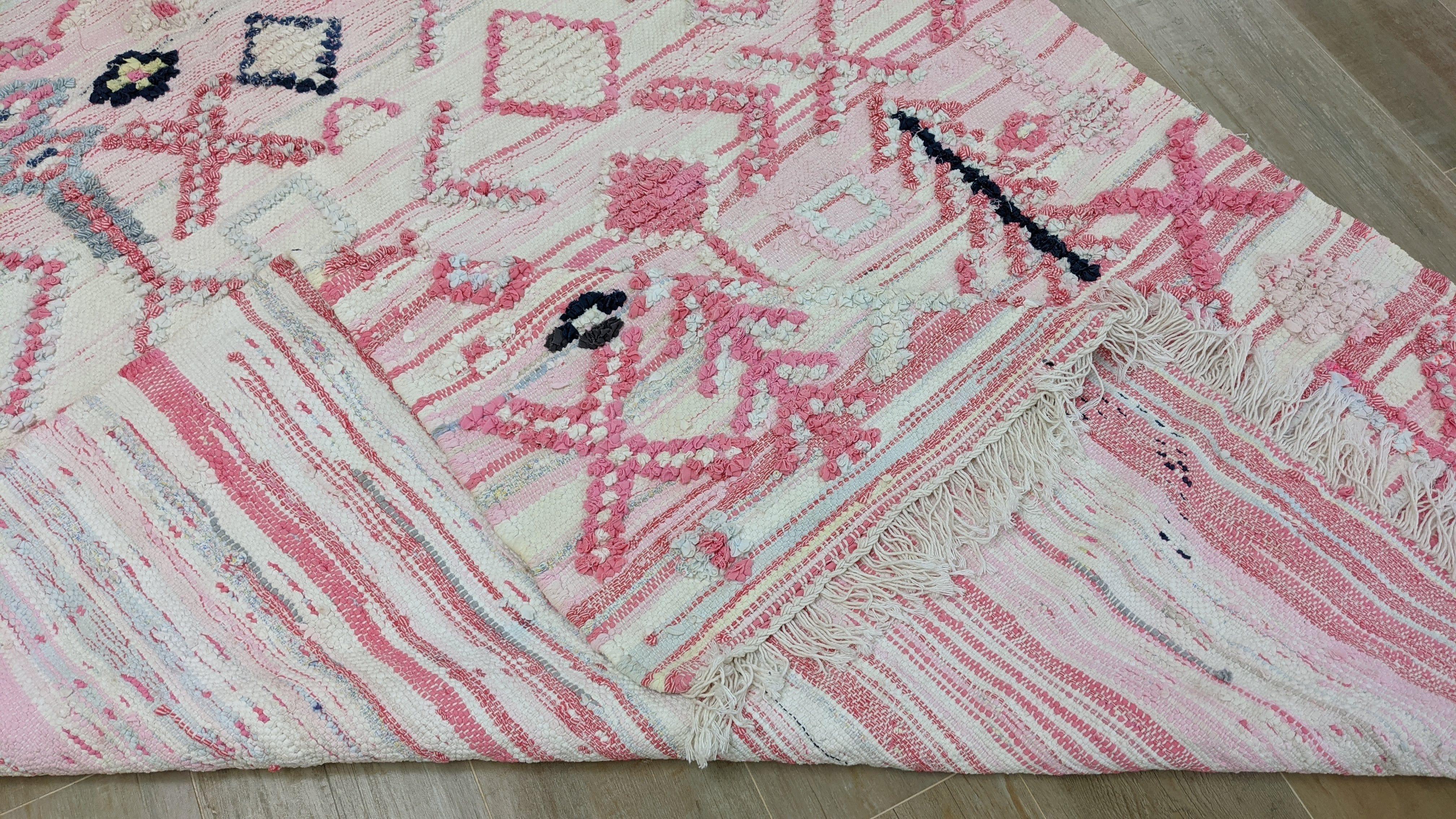 Large Boucherouite Rug, 295 x 155 cm || 9.68 x 5.09 feet - Image 11