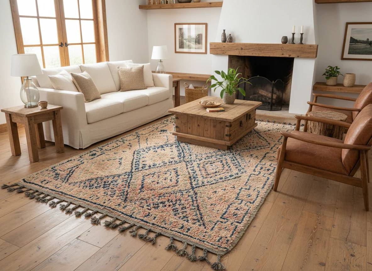 Vintage 1970s Beni M’Guild Rug, 340 x 195 cm, V-254 - Image 2