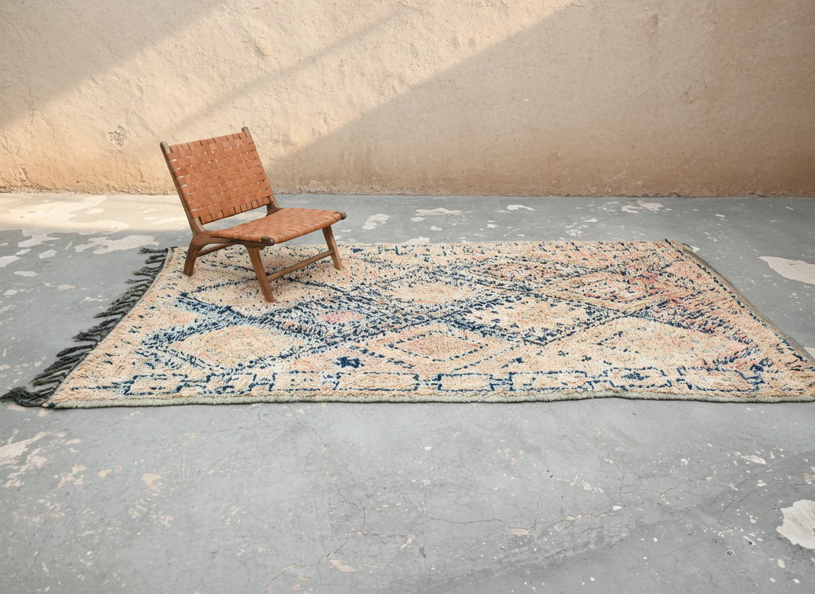 Vintage 1970s Beni M’Guild Rug, 340 x 195 cm, V-254 - Image 8